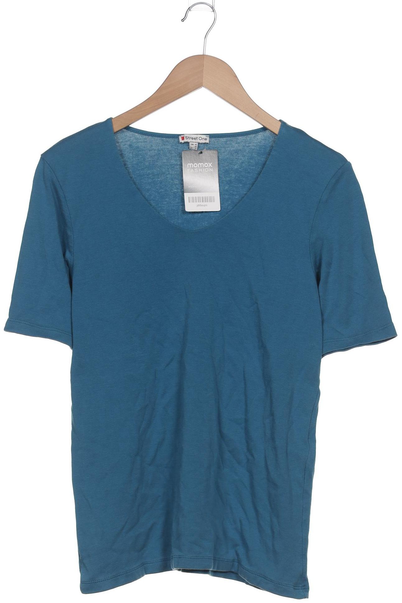 

Street One Damen T-Shirt, blau, Gr. 42