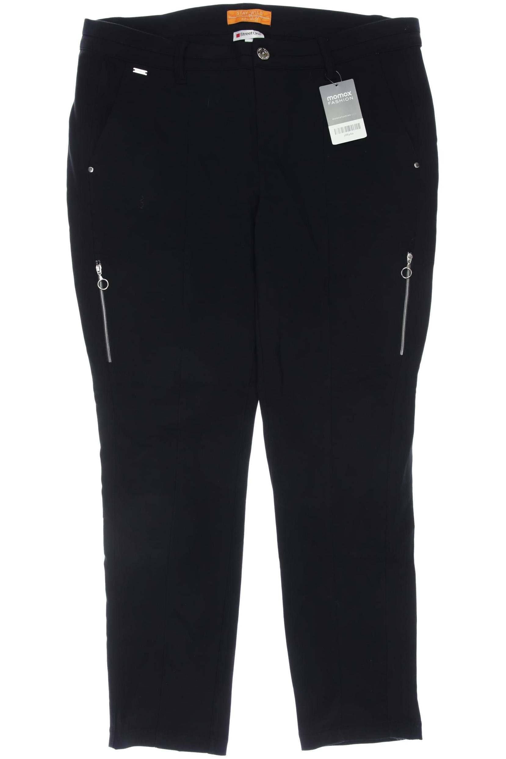 

Street One Damen Stoffhose, schwarz, Gr. 44