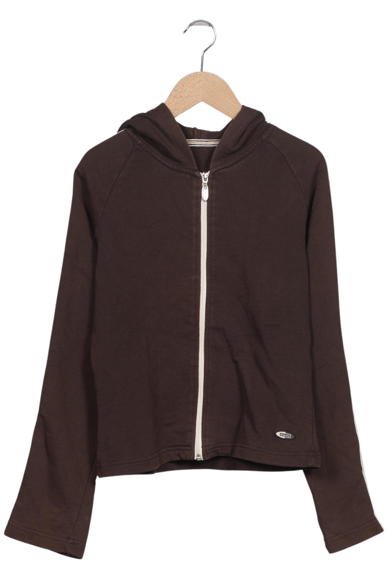 

Street One Damen Kapuzenpullover, braun, Gr. 36