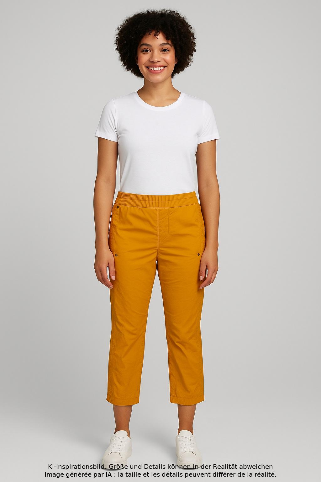 

Street One Damen Stoffhose, orange, Gr. 44