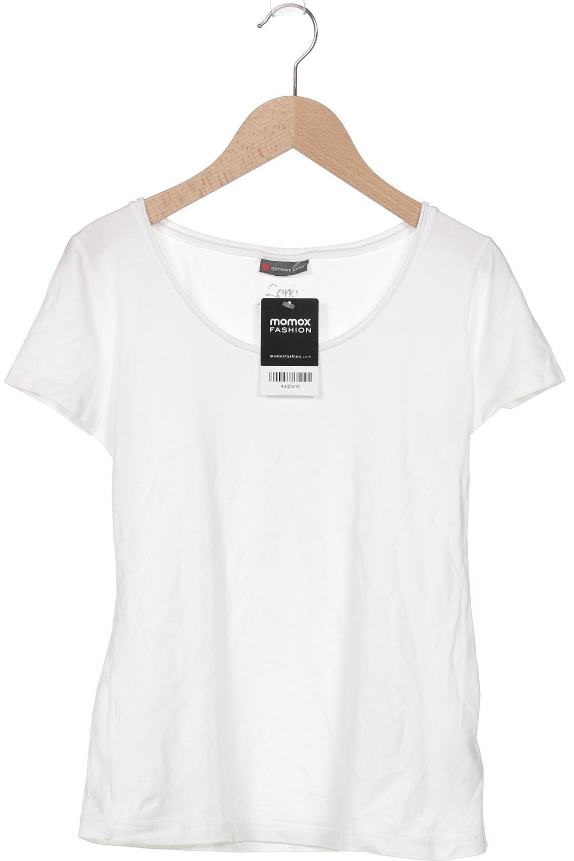 

Street One Damen T-Shirt, weiß, Gr. 38