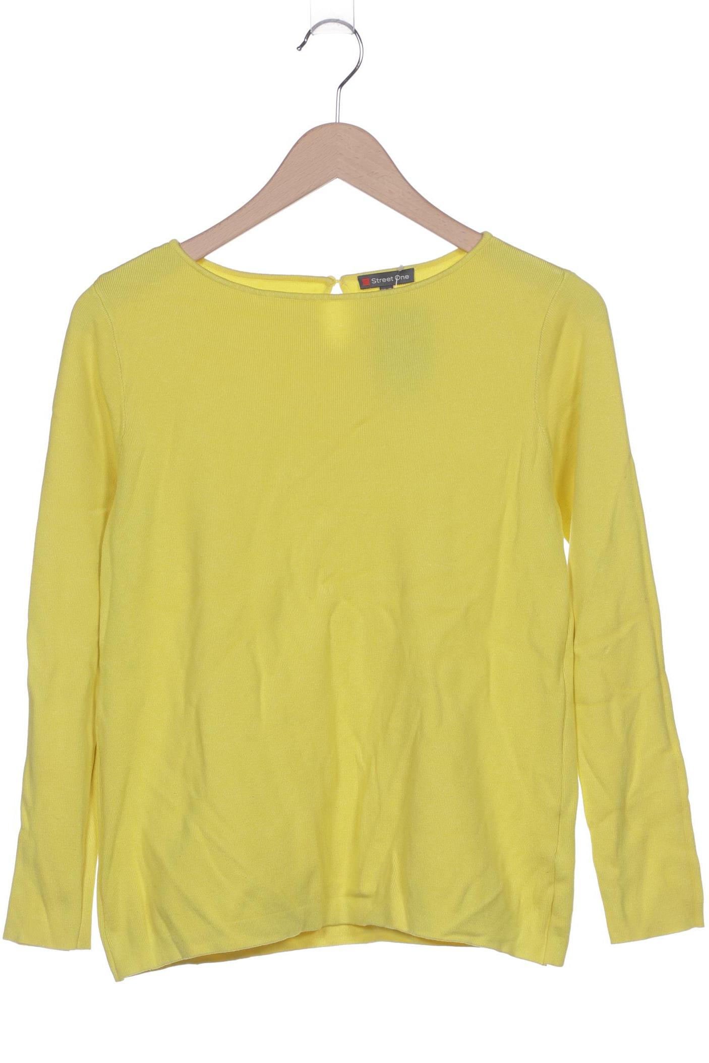 

Street One Damen Pullover, gelb, Gr. 38