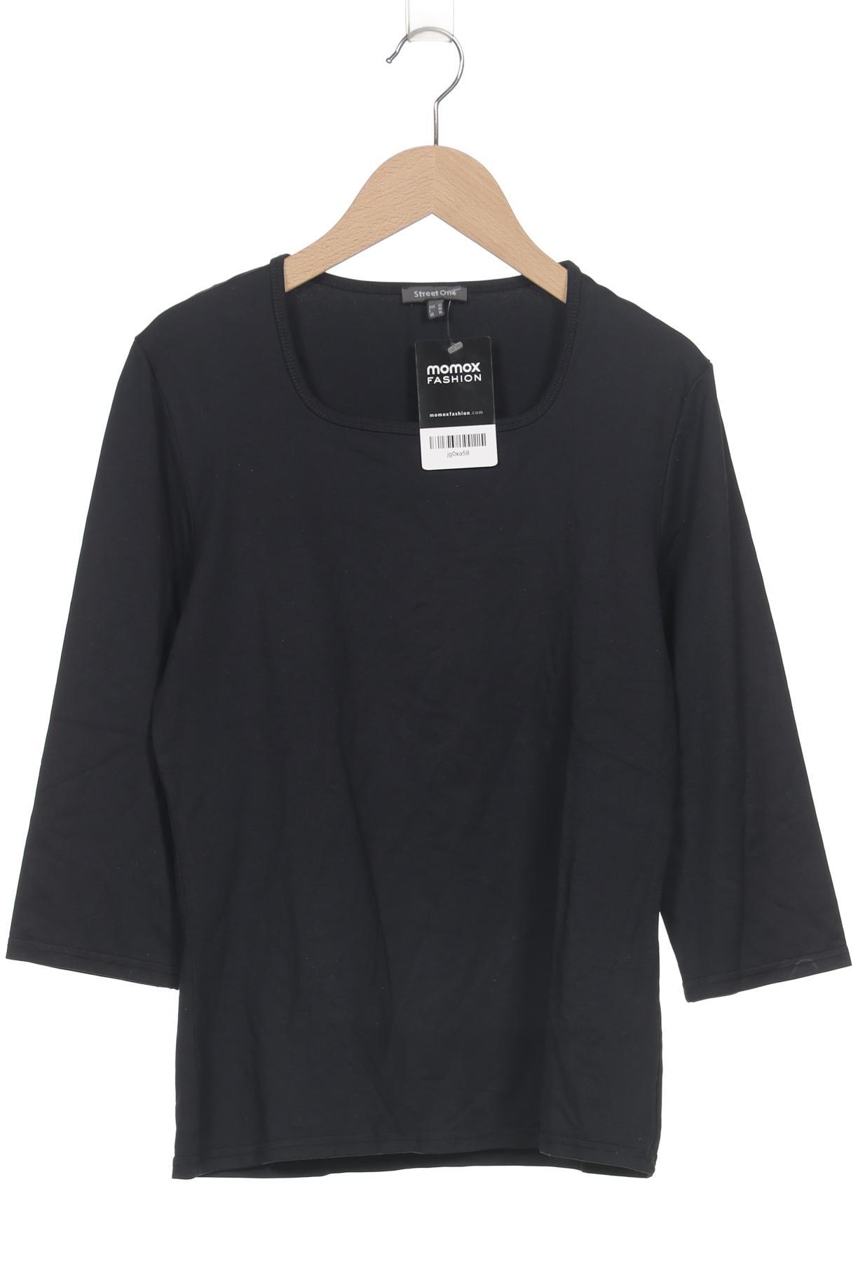

Street One Damen T-Shirt, schwarz, Gr. 42