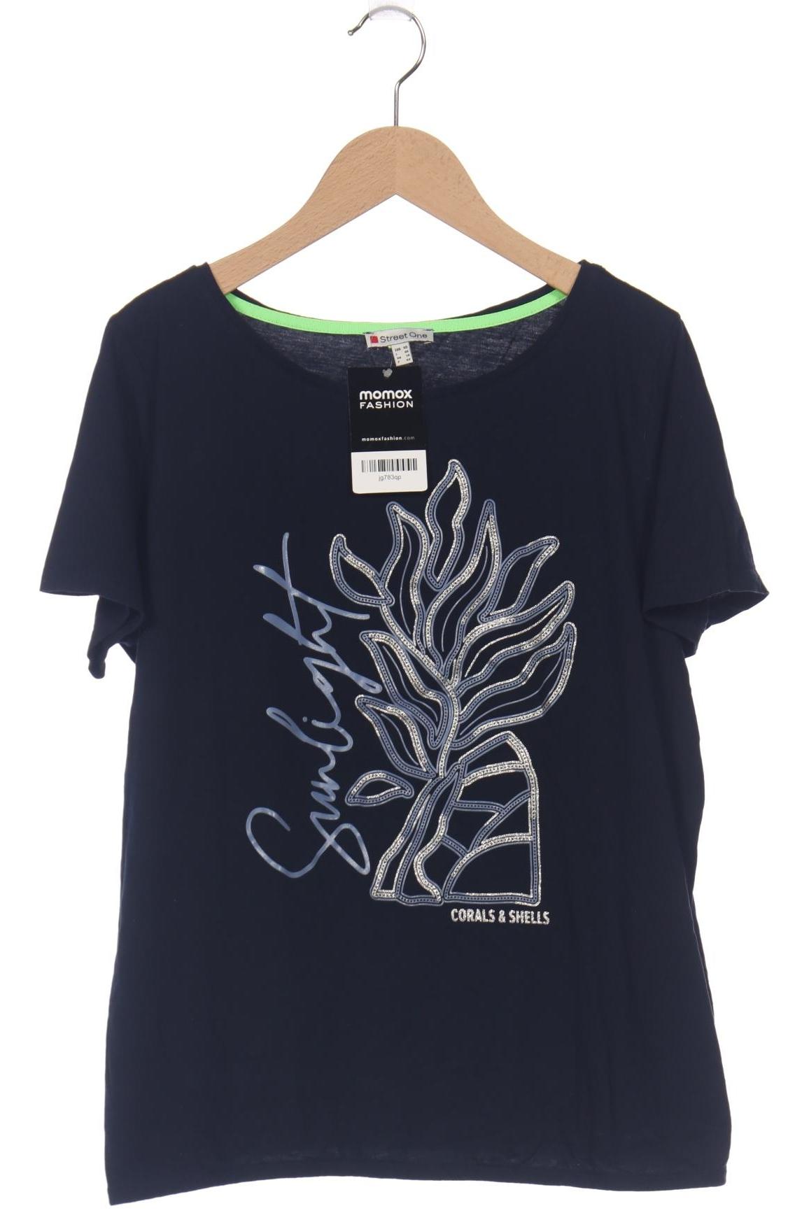 

Street One Damen T-Shirt, marineblau, Gr. 40