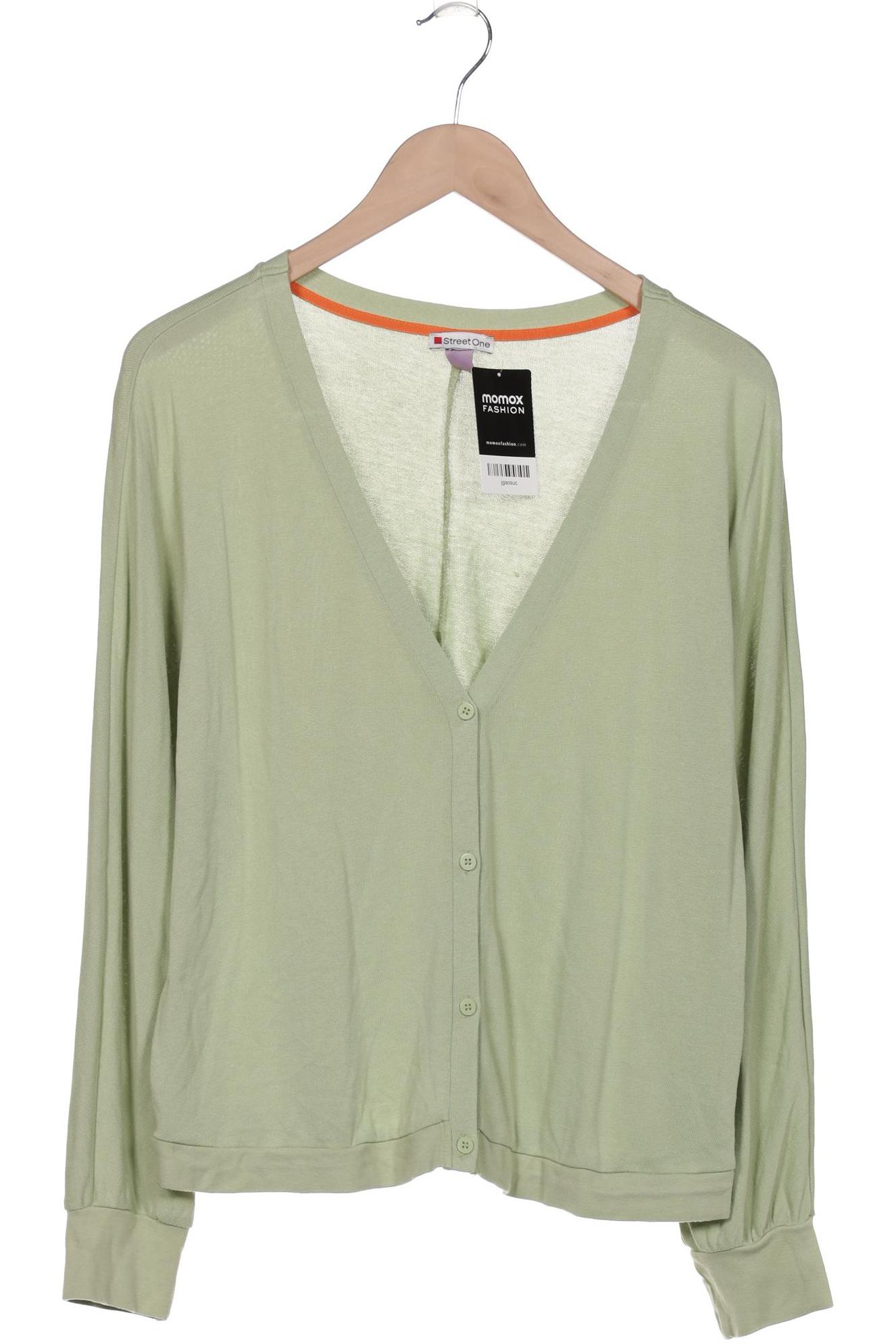 

Street One Damen Strickjacke, hellgrün, Gr. 46