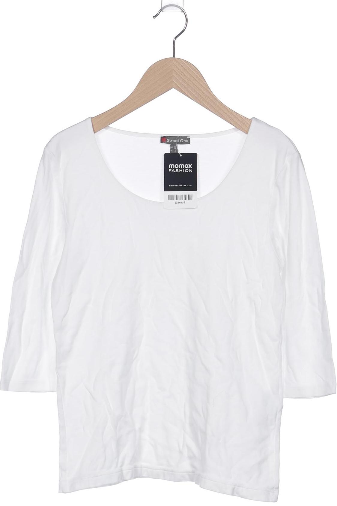 

Street One Damen Langarmshirt, weiß, Gr. 36