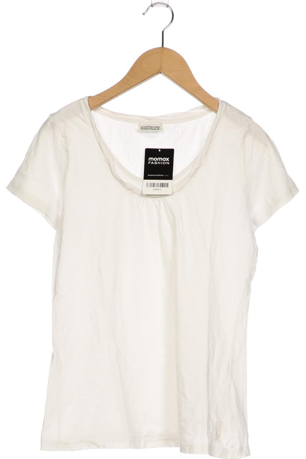 

Street One Damen T-Shirt, weiß, Gr. 40