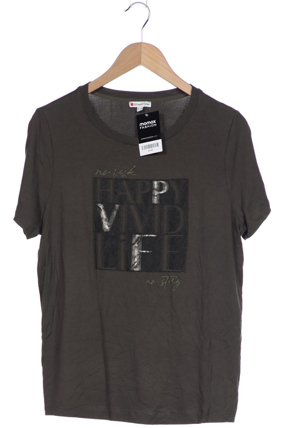 

Street One Damen T-Shirt, grün, Gr. 40