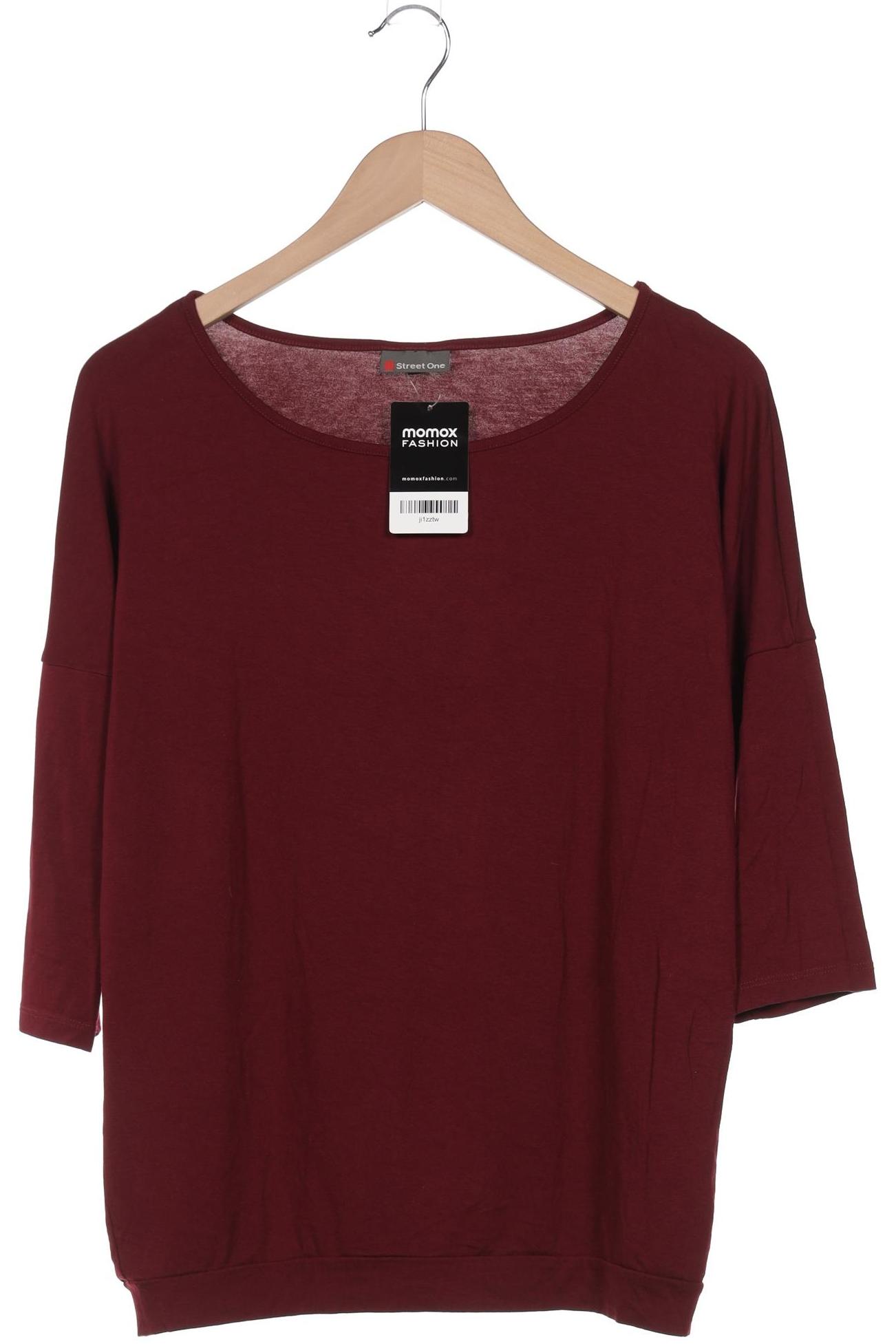 

Street One Damen Langarmshirt, bordeaux, Gr. 40