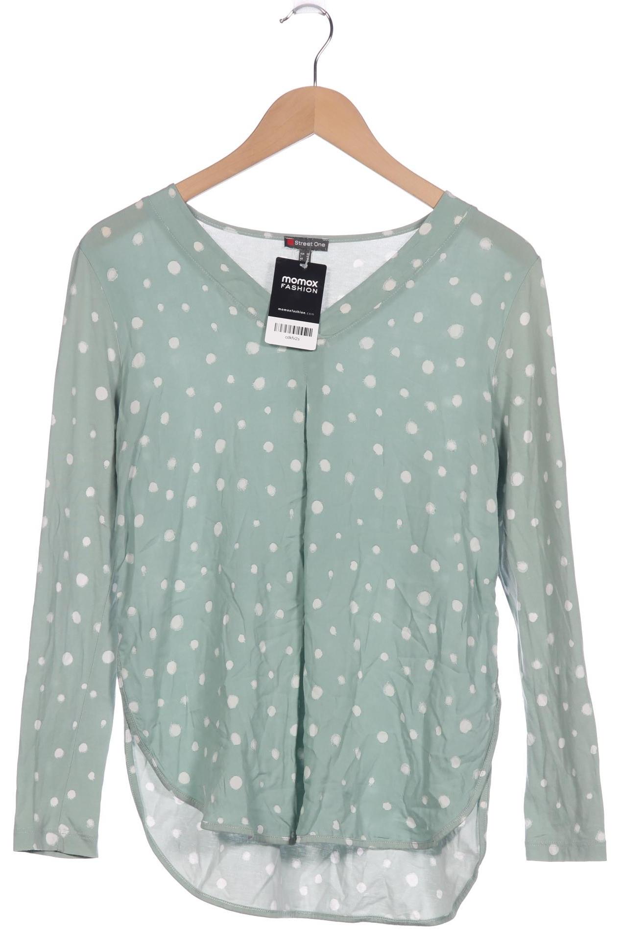 

Street One Damen Langarmshirt, hellgrün, Gr. 38