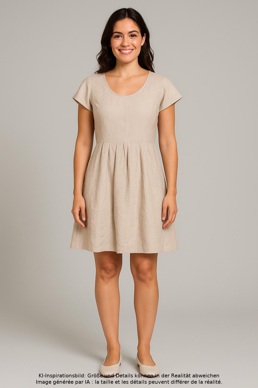 

Street One Damen Kleid, beige, Gr. 40