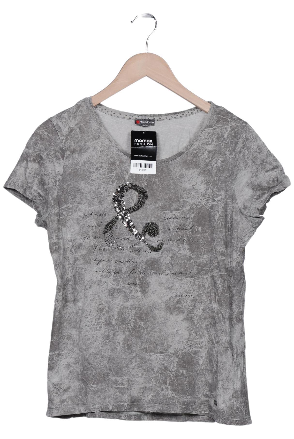 

Street One Damen T-Shirt, grau, Gr. 40