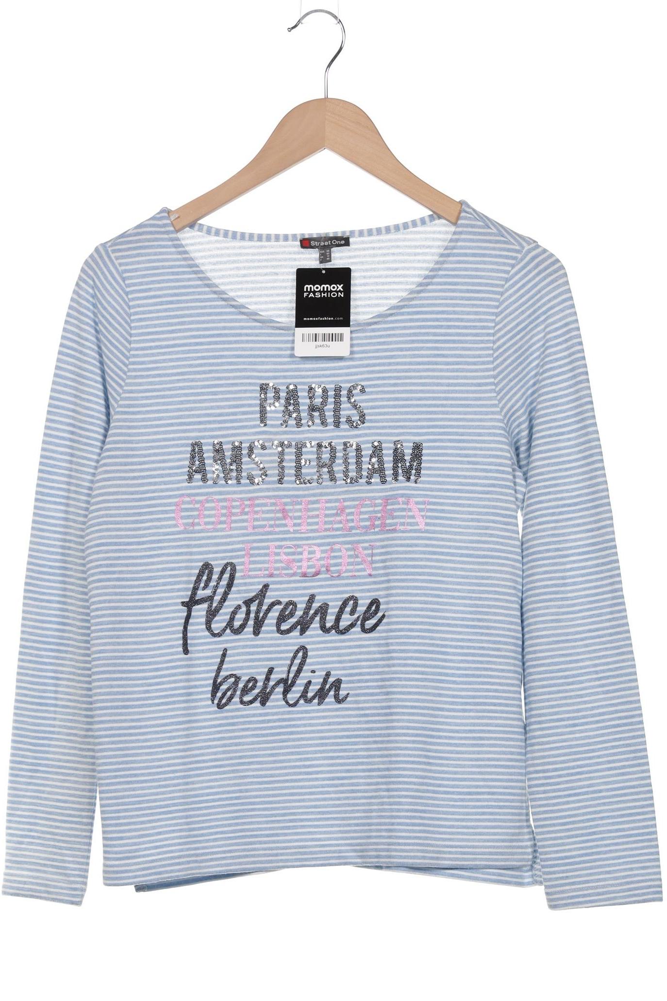 

Street One Damen Langarmshirt, blau, Gr. 38