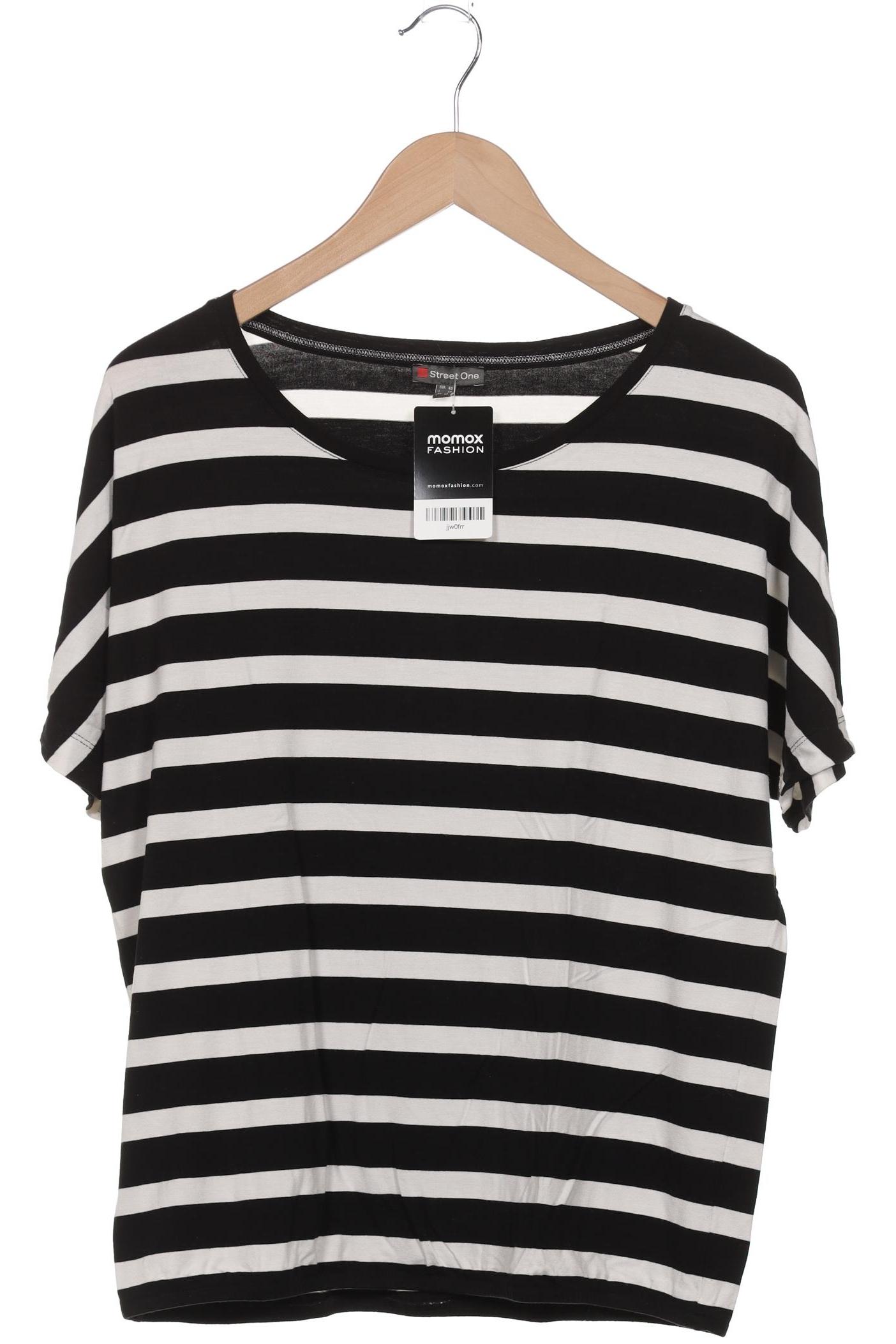 

Street One Damen T-Shirt, schwarz, Gr. 40