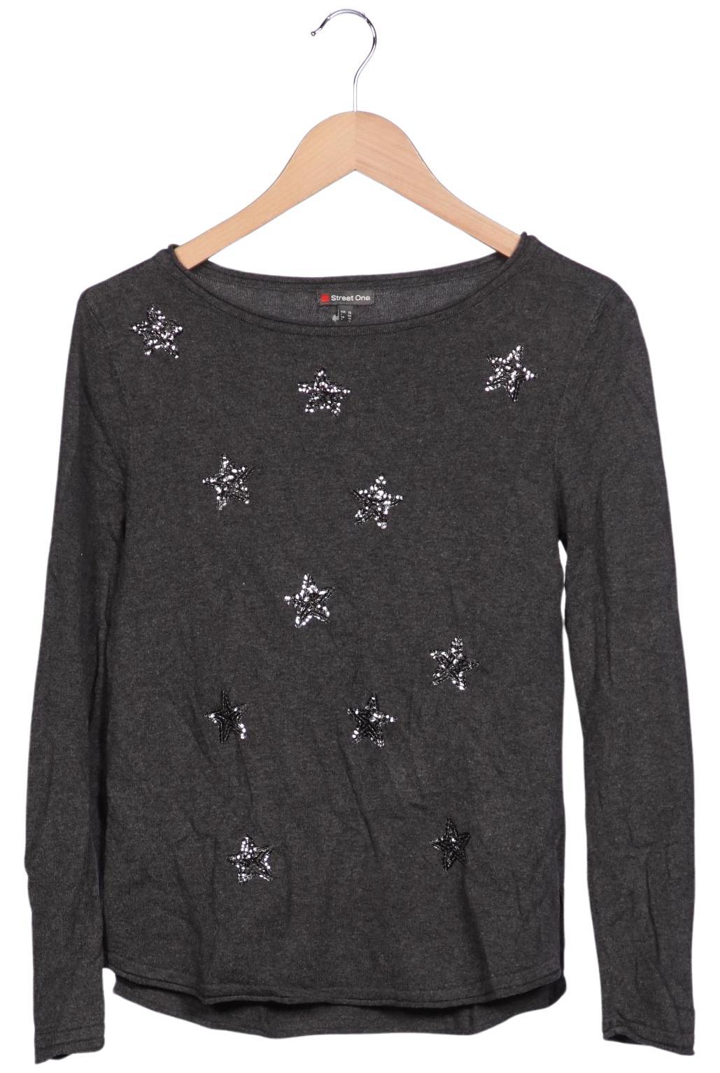 

Street One Damen Pullover, grau, Gr. 36