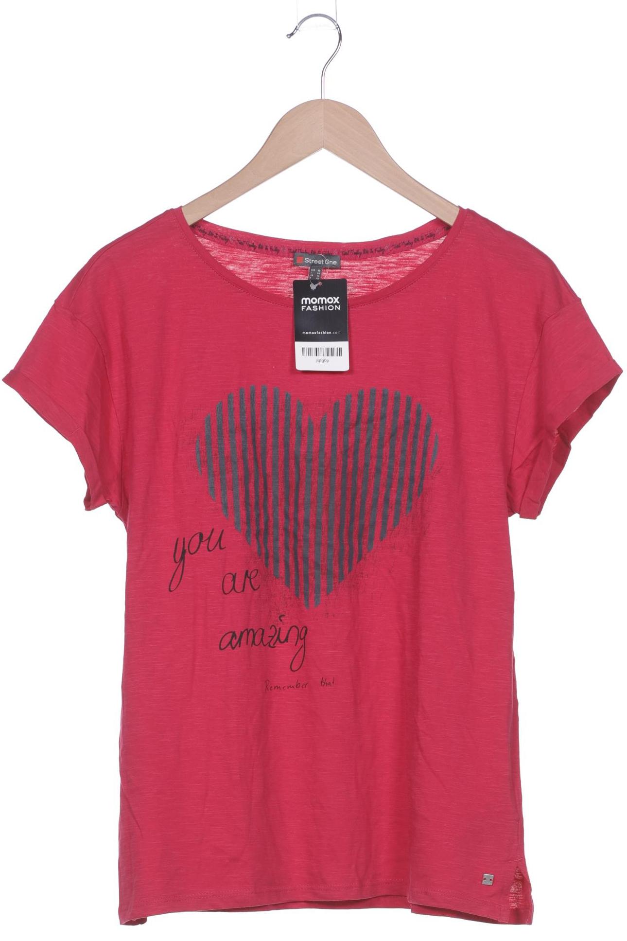 

Street One Damen T-Shirt, pink, Gr. 40