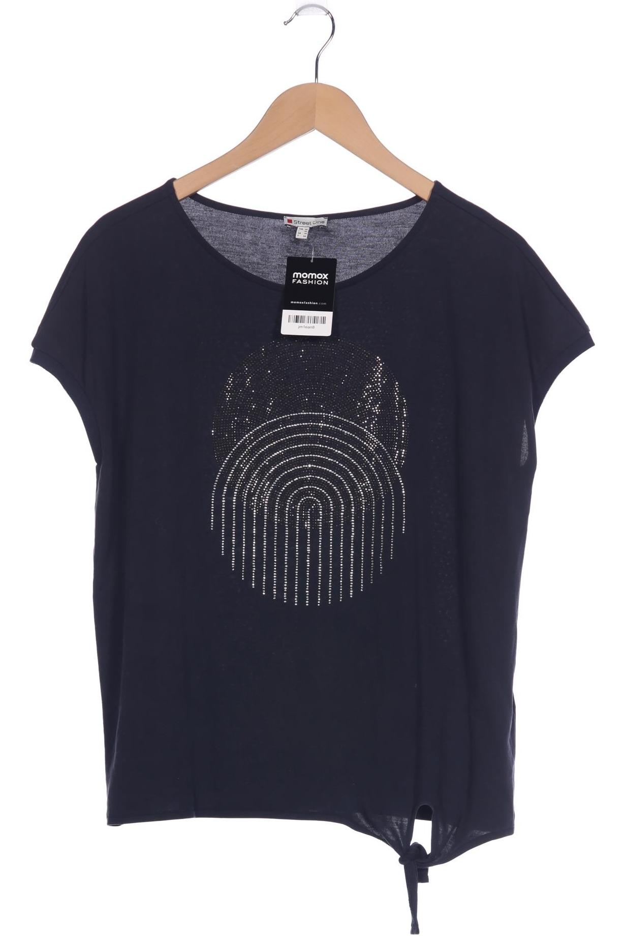 

Street One Damen T-Shirt, marineblau, Gr. 40