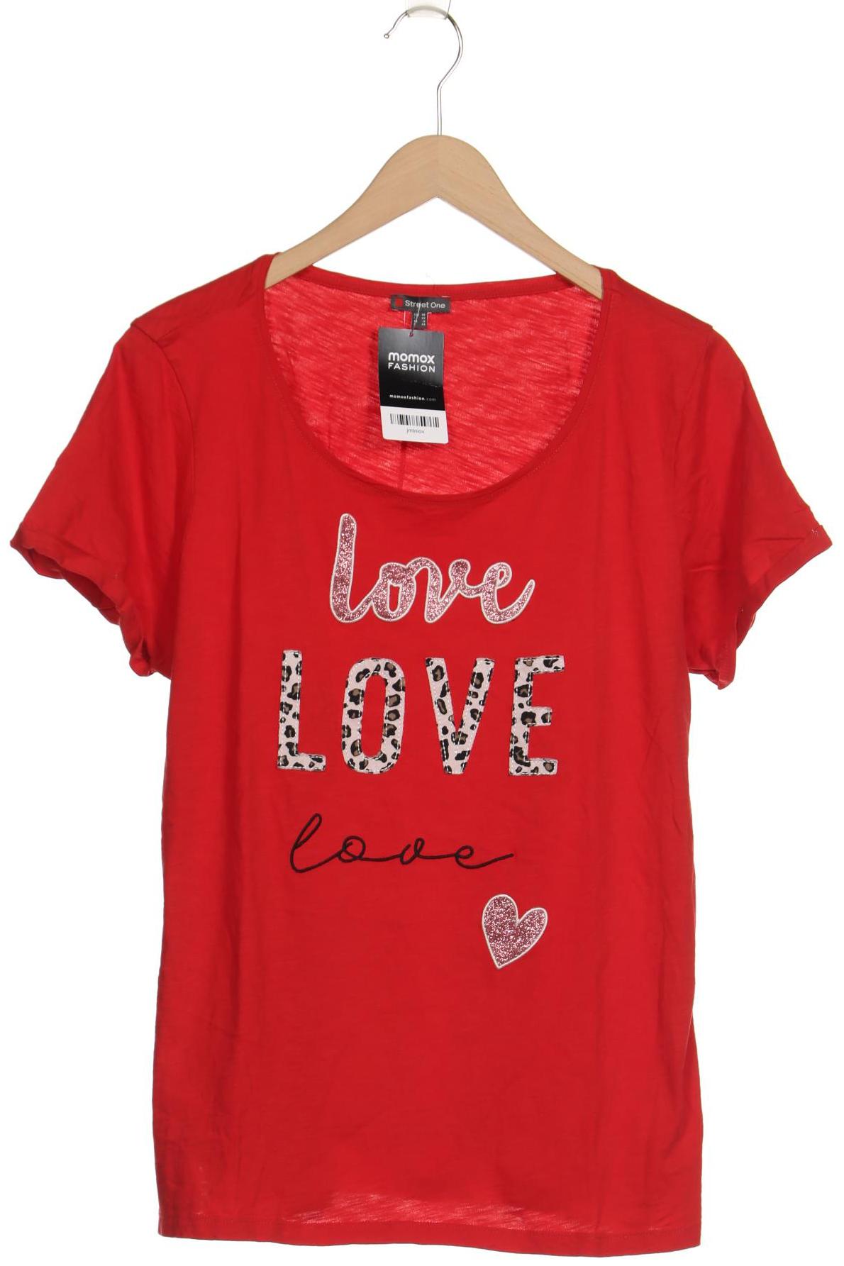 

Street One Damen T-Shirt, rot, Gr. 44