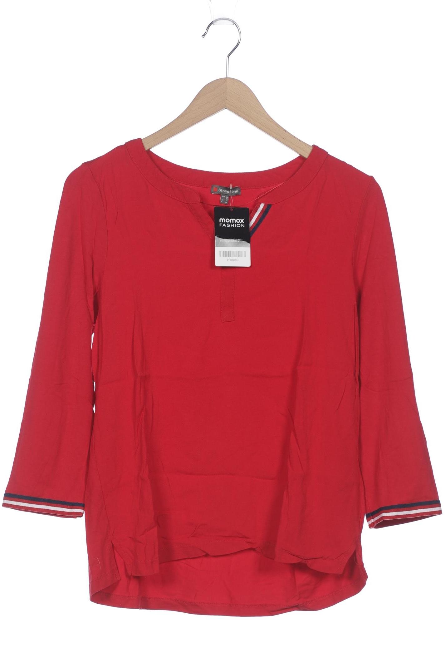 

Street One Damen Langarmshirt, rot, Gr. 38