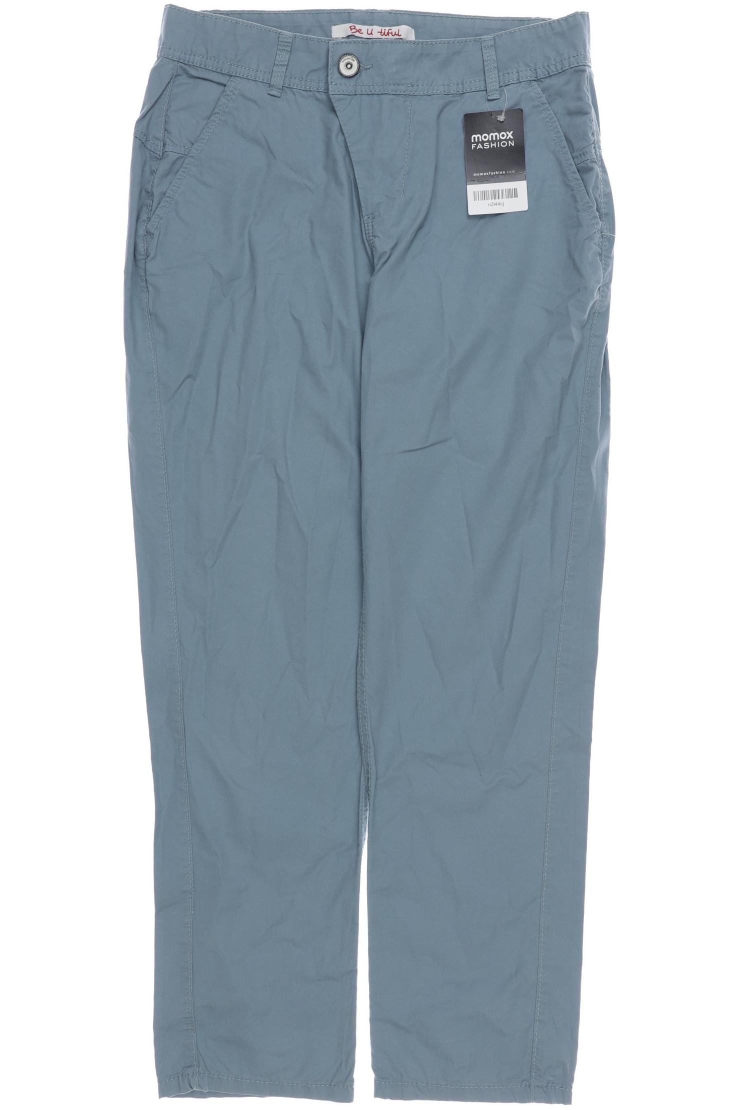 

Street One Damen Stoffhose, türkis, Gr. 34