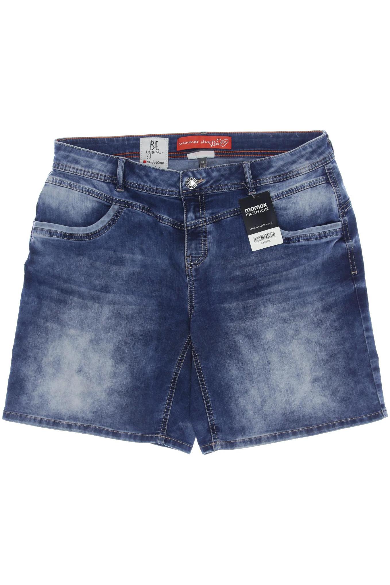 

Street One Damen Shorts, blau, Gr. 44