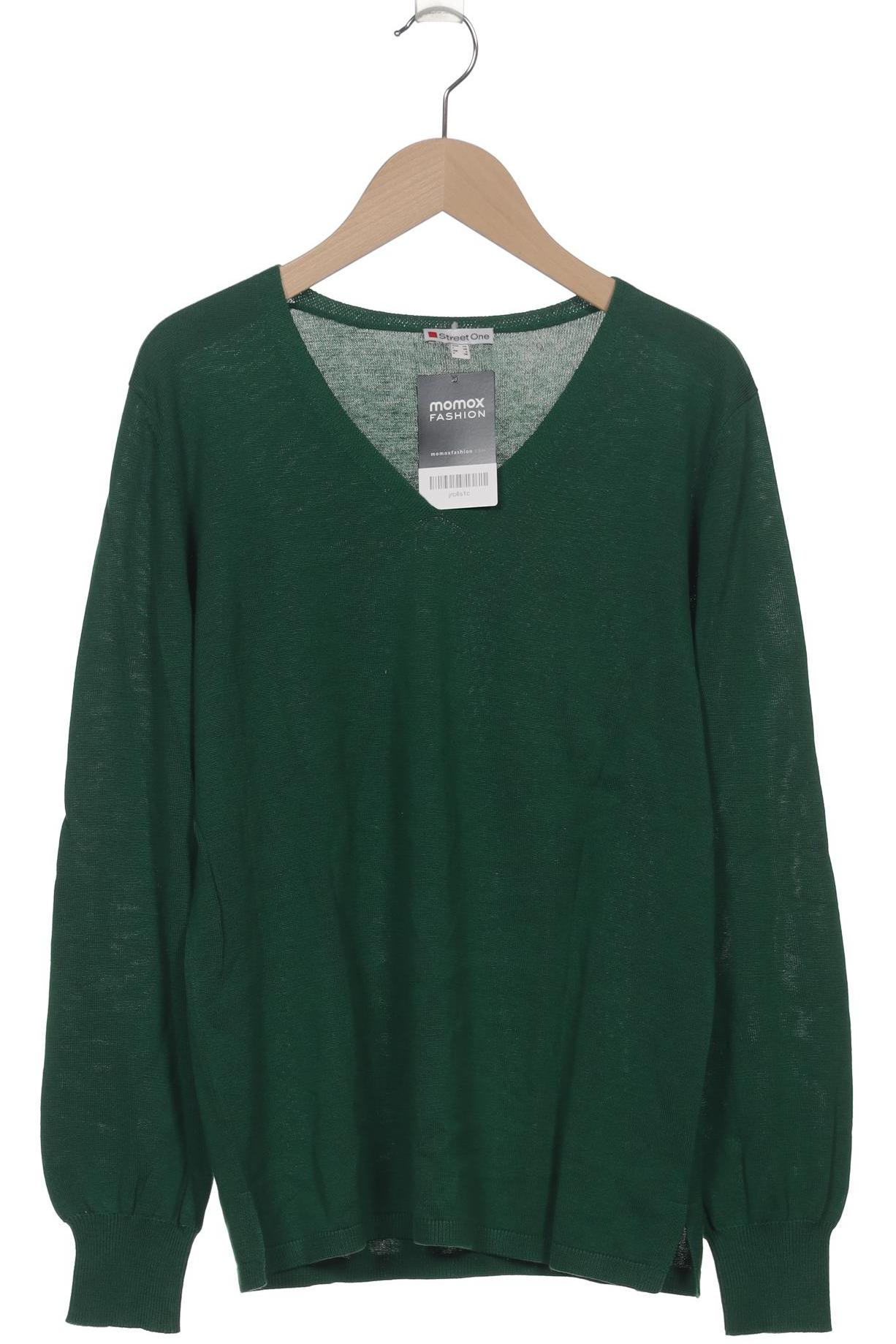 

Street One Damen Pullover, grün, Gr. 34