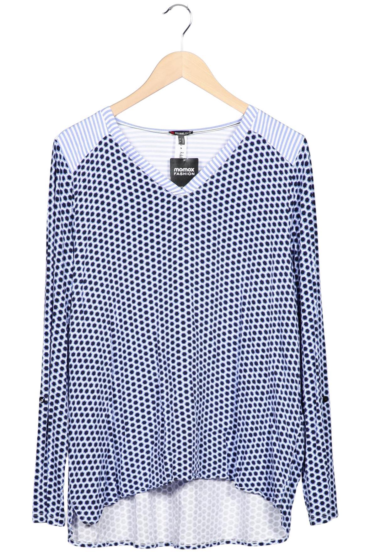 

Street One Damen Langarmshirt, hellblau, Gr. 46