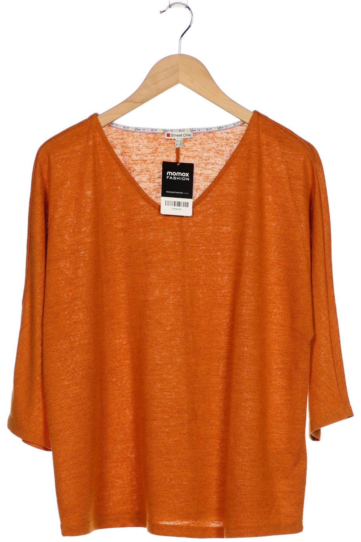 

Street One Damen Langarmshirt, orange, Gr. 42