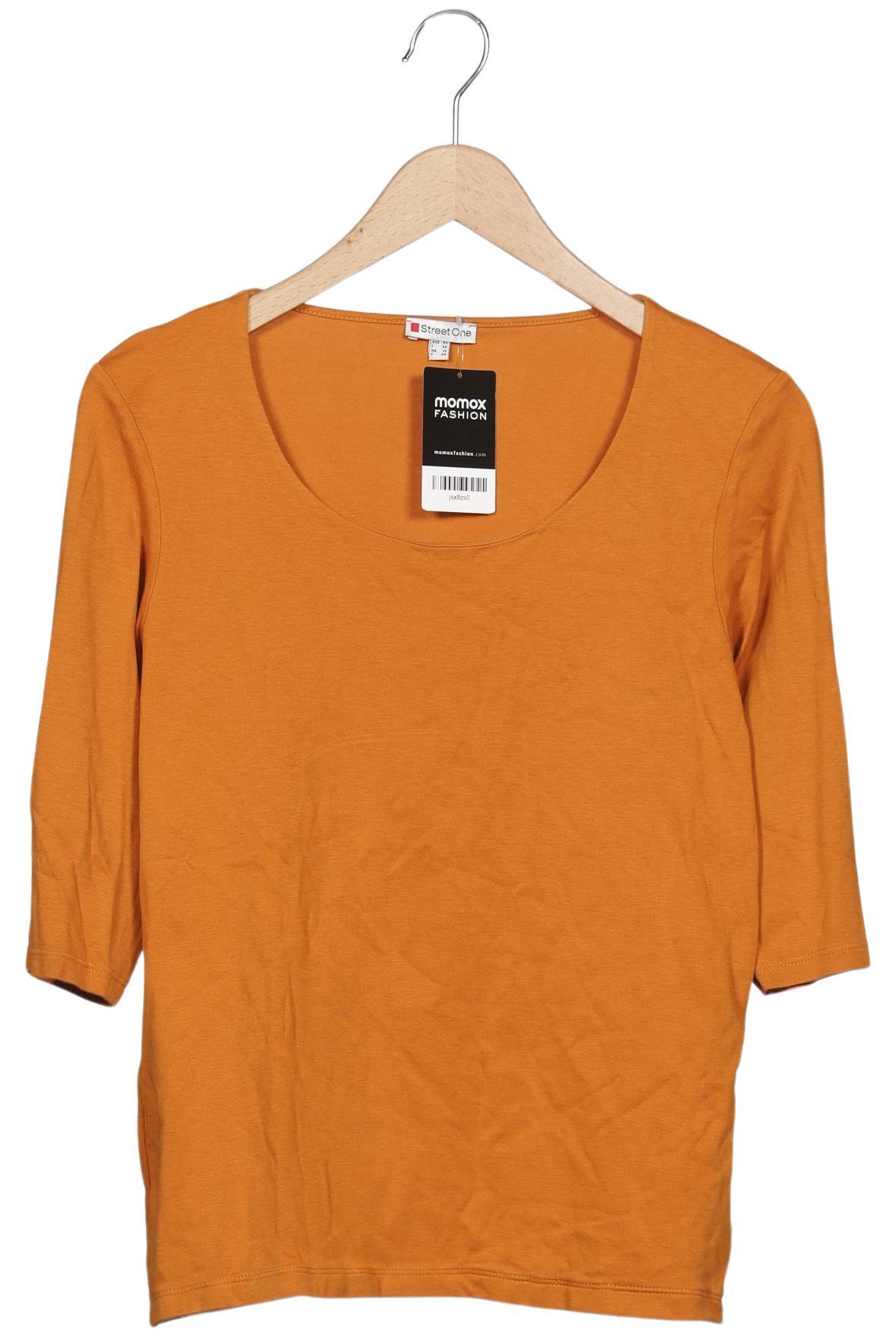 

Street One Damen Langarmshirt, orange, Gr. 42
