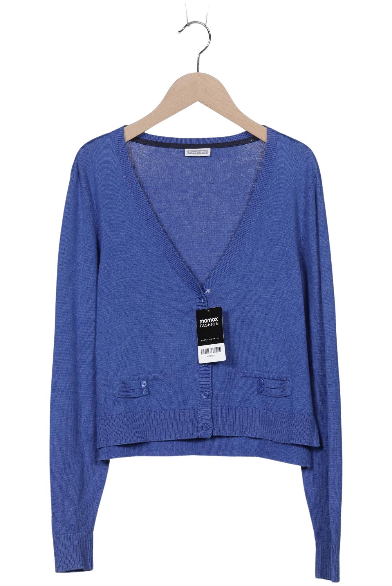 

Street One Damen Strickjacke, blau, Gr. 40