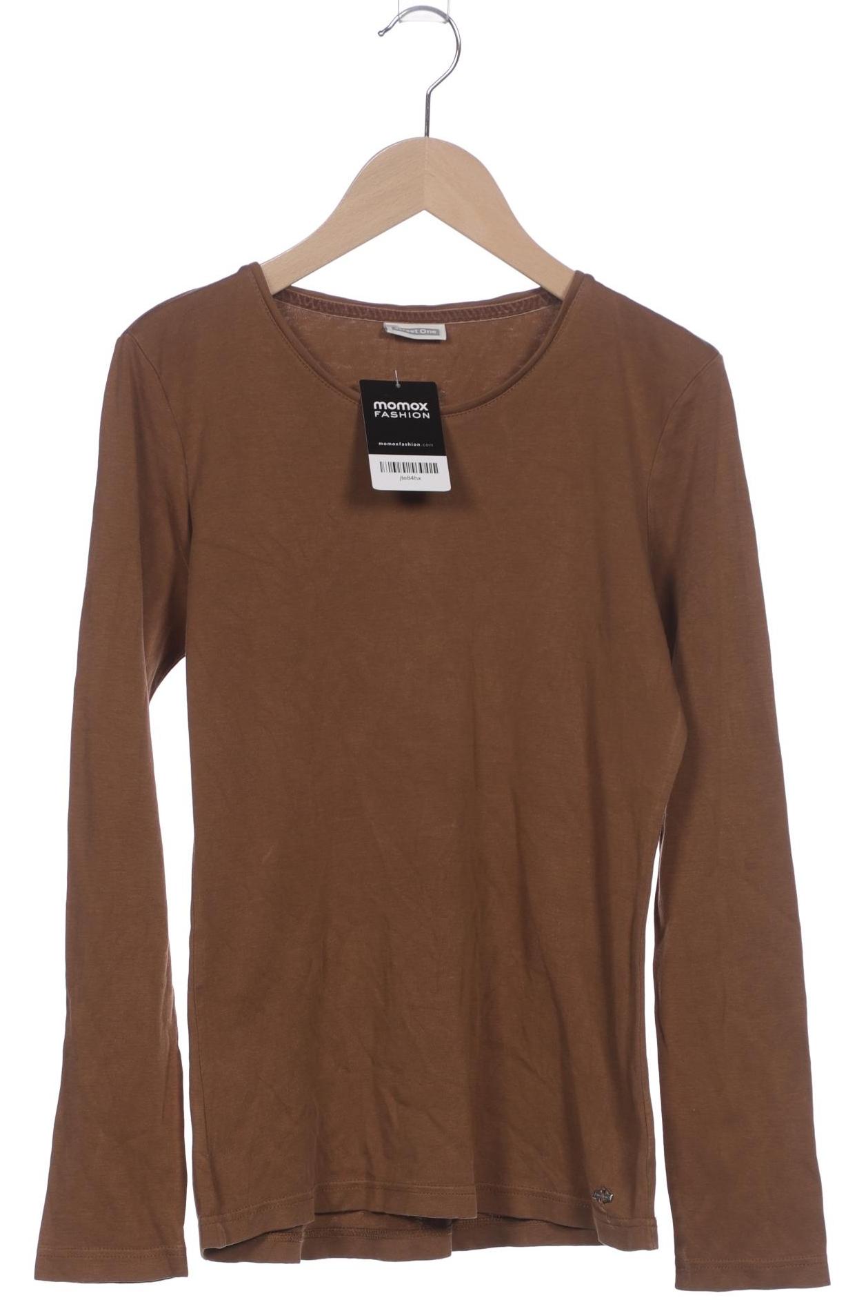 

Street One Damen Langarmshirt, braun, Gr. 38