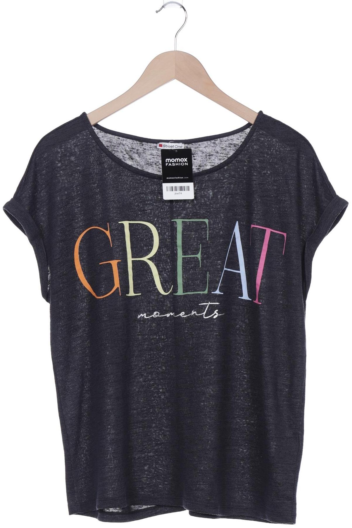 

Street One Damen T-Shirt, grau, Gr. 42