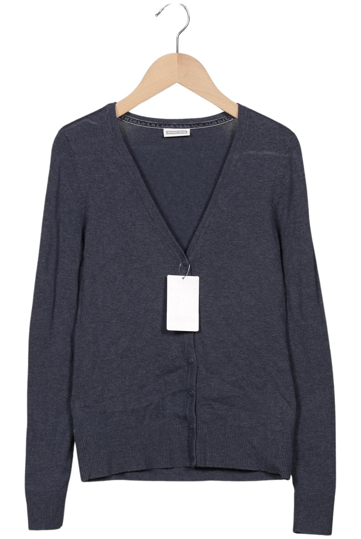 

Street One Damen Strickjacke, marineblau, Gr. 36