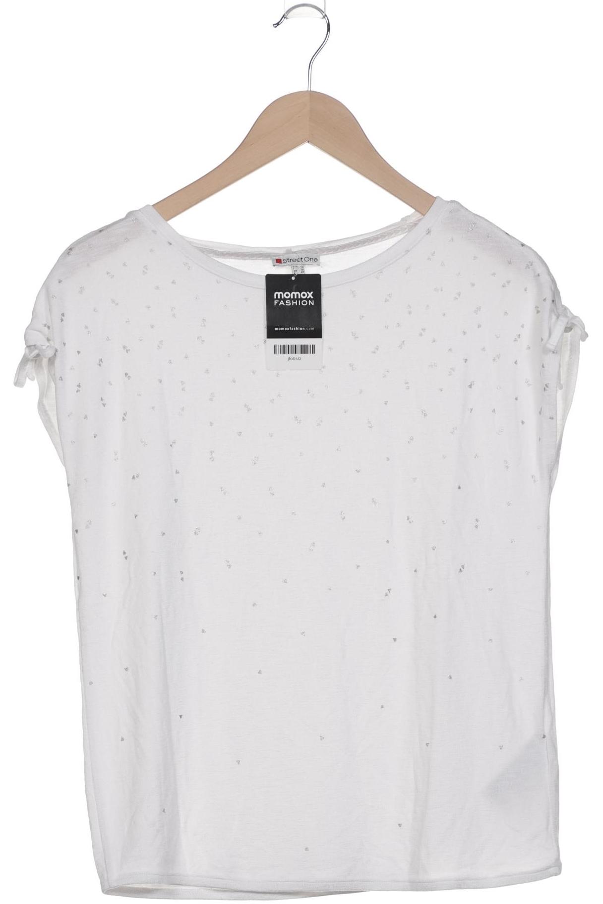 

Street One Damen T-Shirt, weiß, Gr. 38