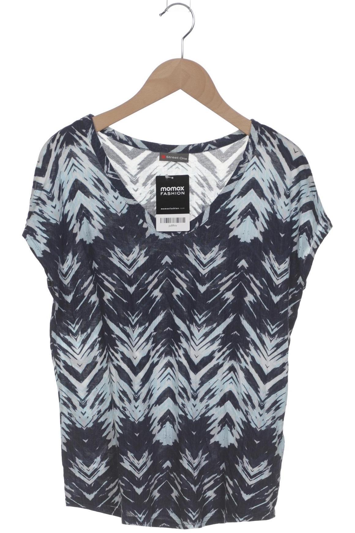 

Street One Damen T-Shirt, blau, Gr. 38