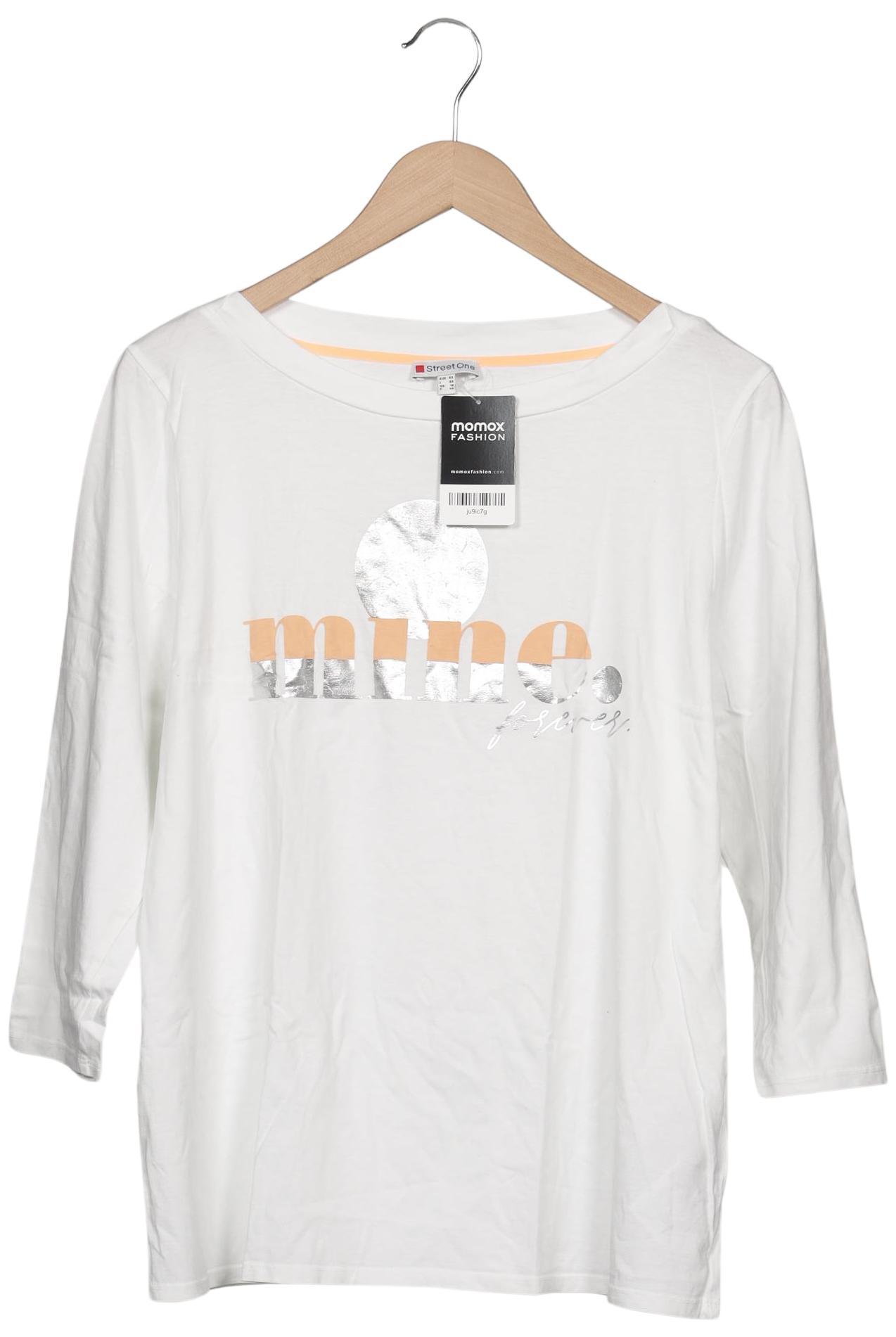 

Street One Damen Langarmshirt, weiß, Gr. 44