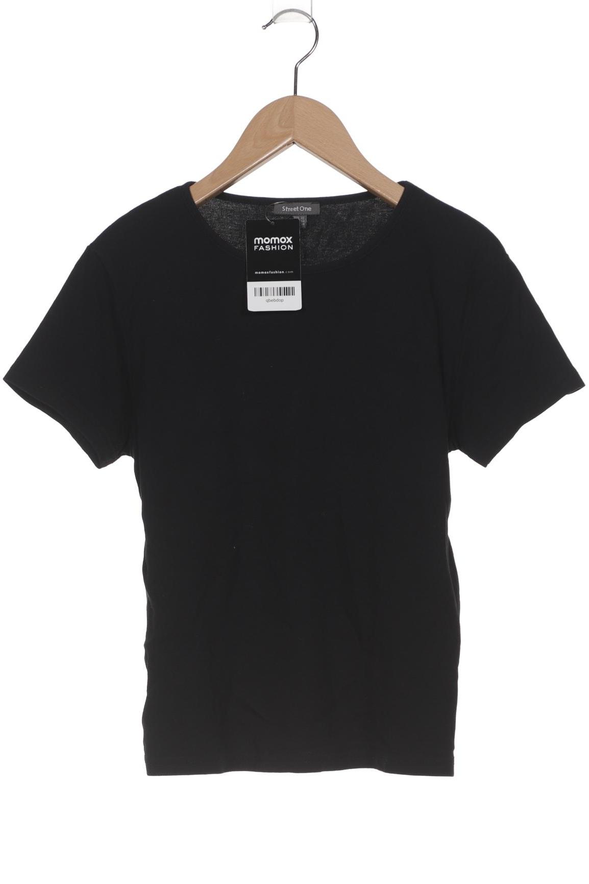 

Street One Damen T-Shirt, schwarz, Gr. 40