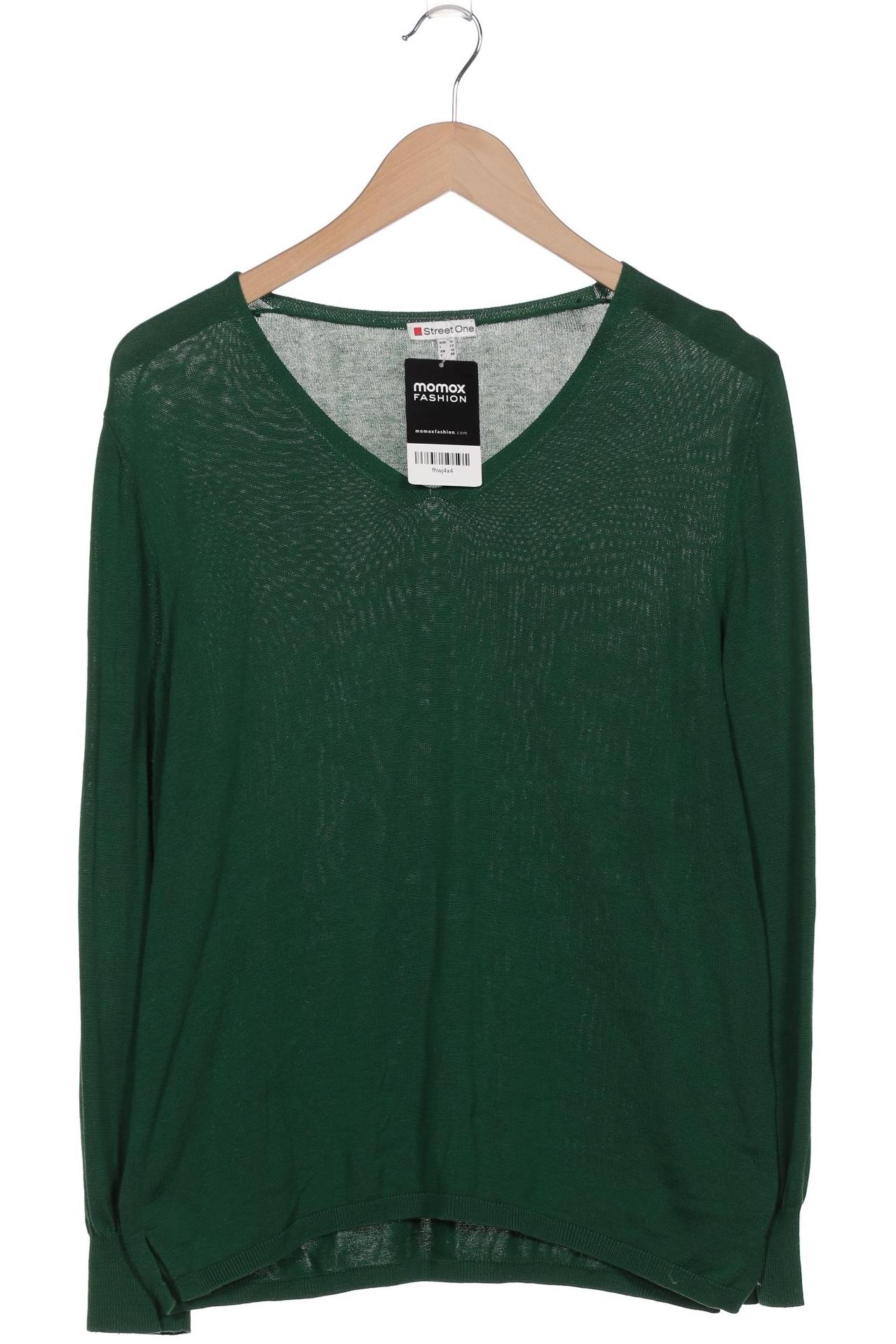 

Street One Damen Pullover, grün, Gr. 38