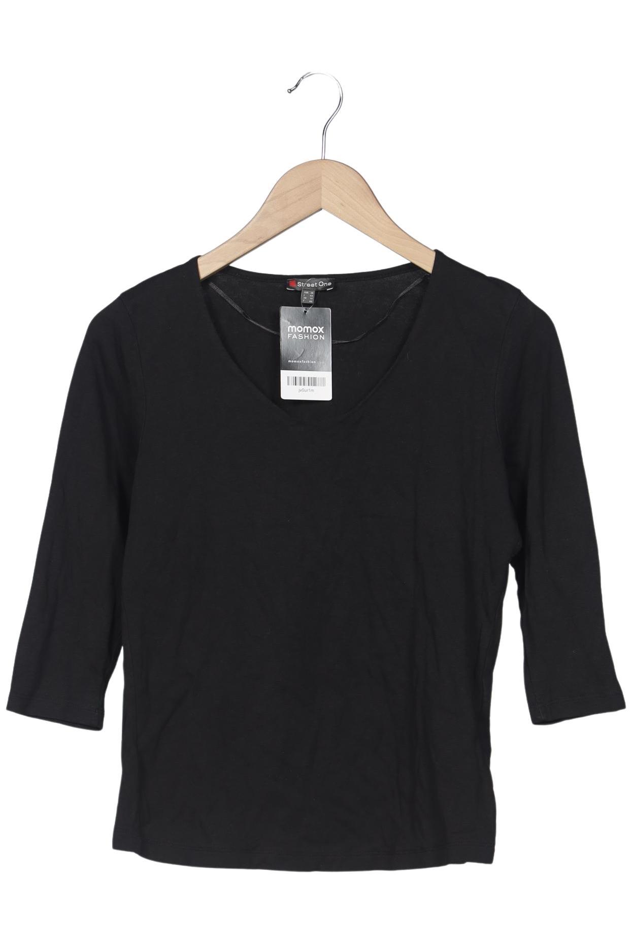 

Street One Damen Langarmshirt, schwarz, Gr. 38