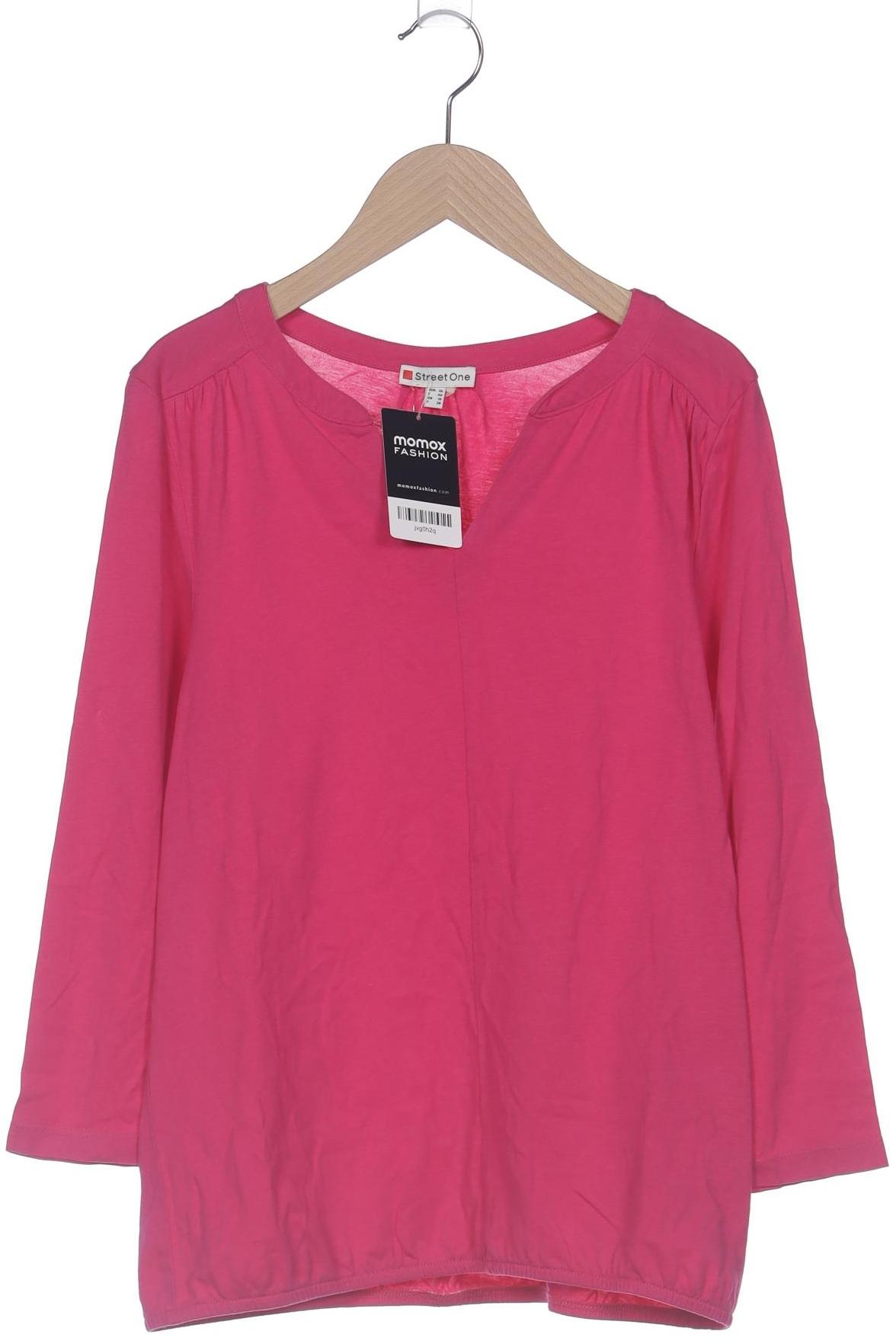 

Street One Damen Langarmshirt, pink, Gr. 36