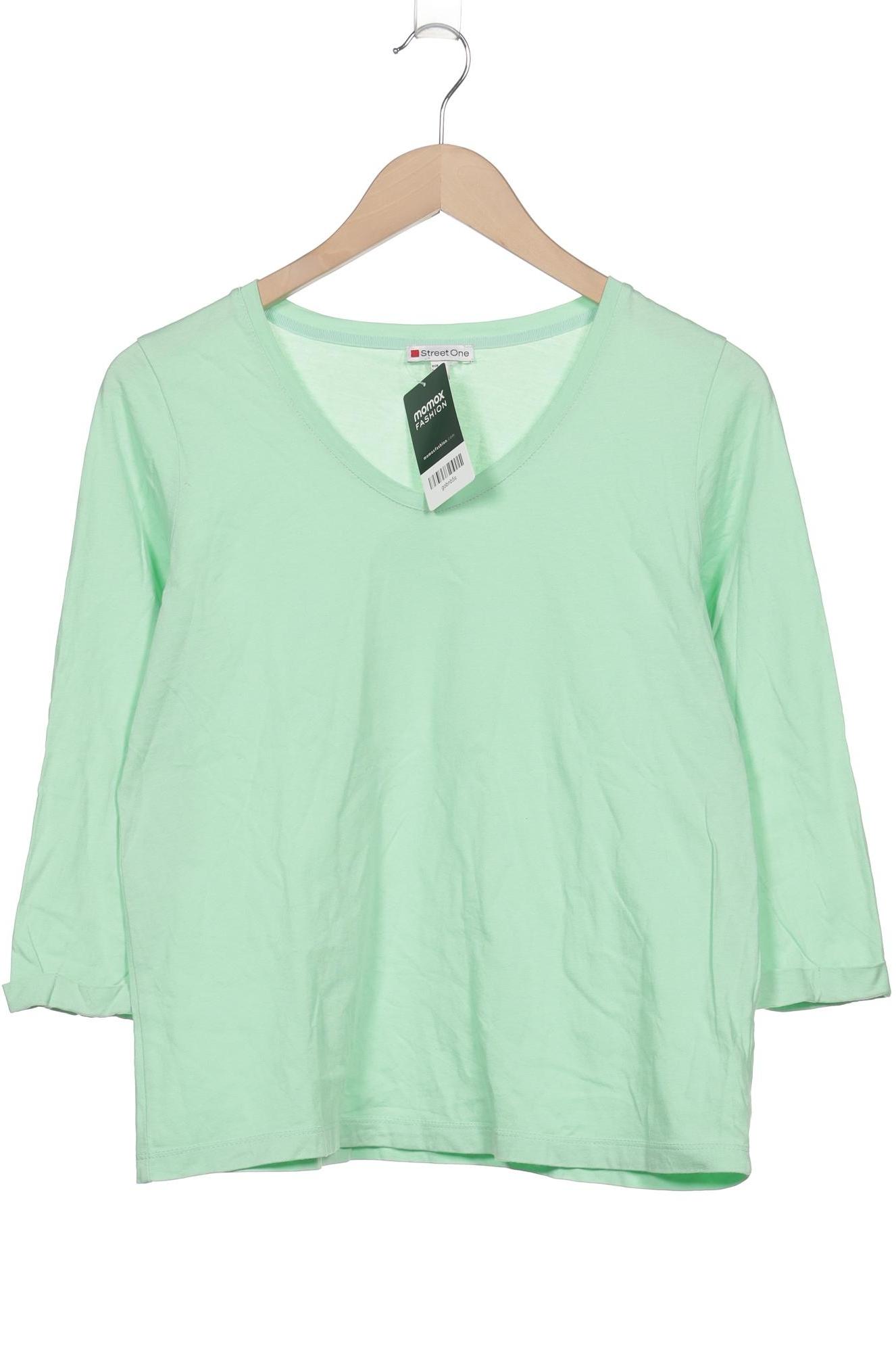 

Street One Damen Langarmshirt, hellgrün, Gr. 36