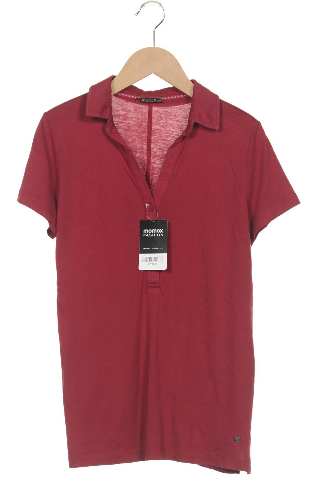 Thumbnail - Street One Damen Poloshirt, bordeaux, Gr. 36