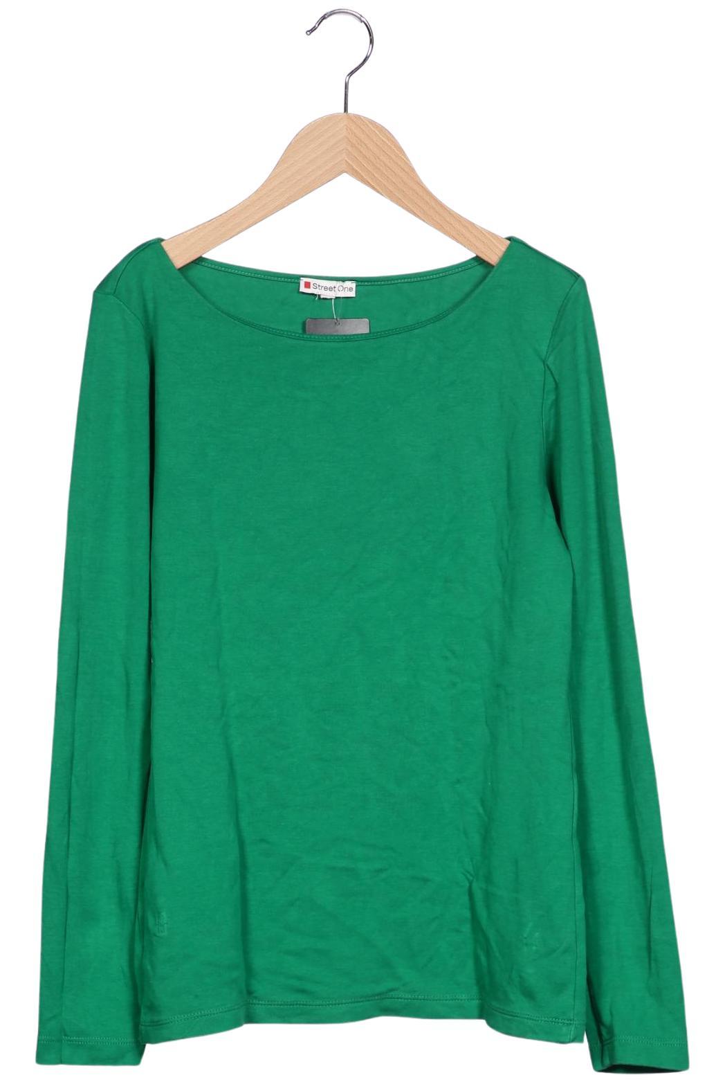 

Street One Damen Langarmshirt, grün, Gr. 36
