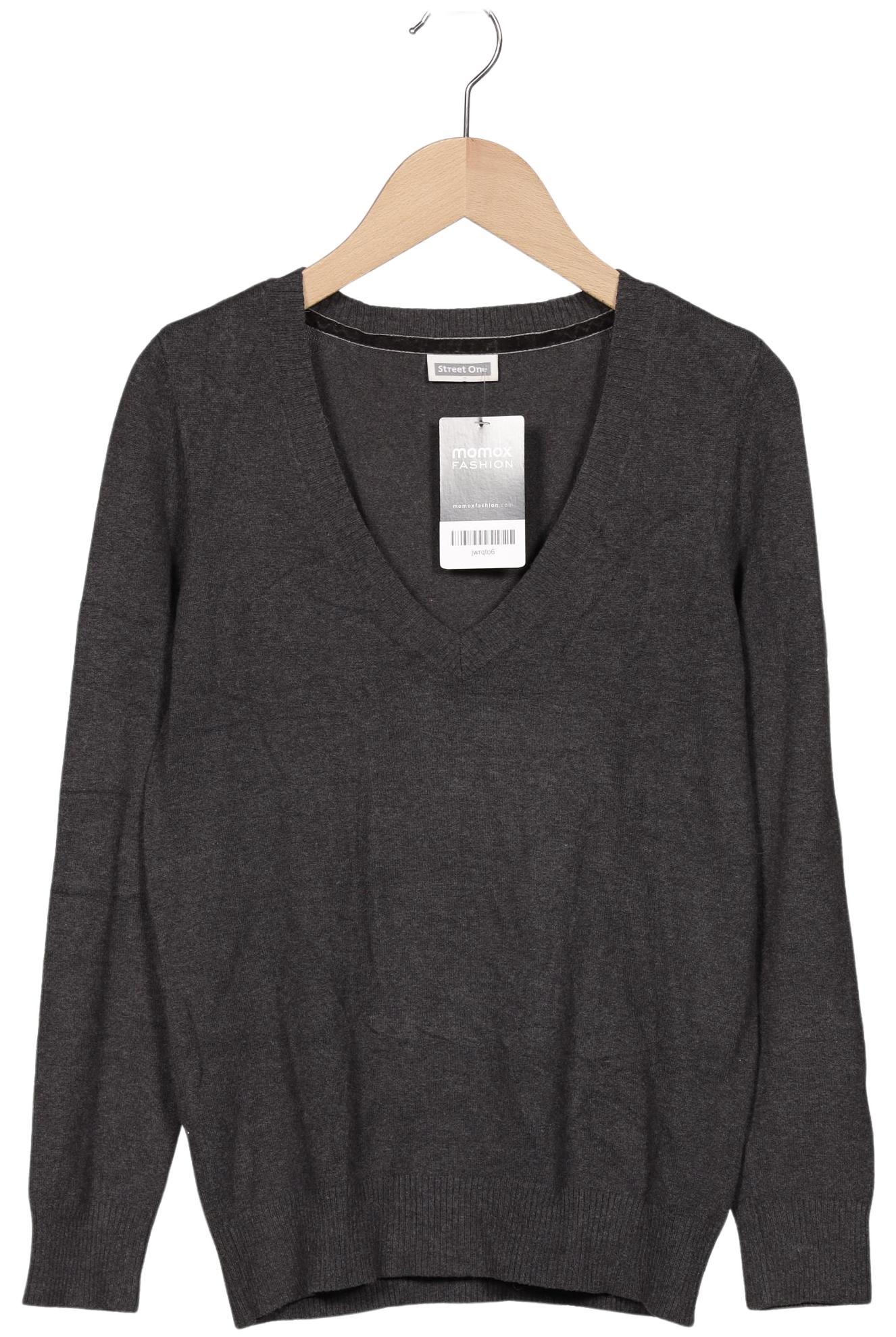 

Street One Damen Pullover, grau, Gr. 36