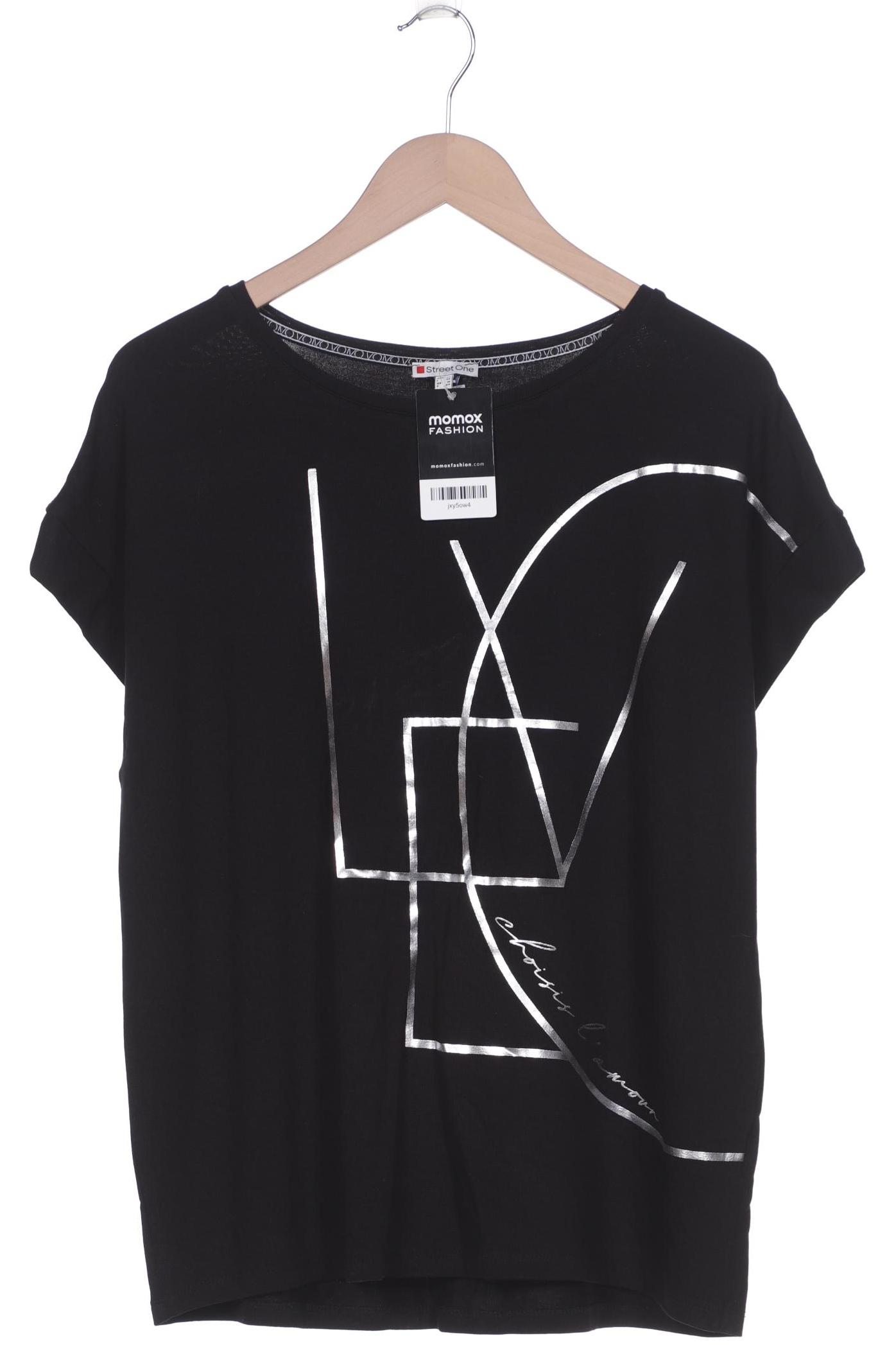 

Street One Damen T-Shirt, schwarz