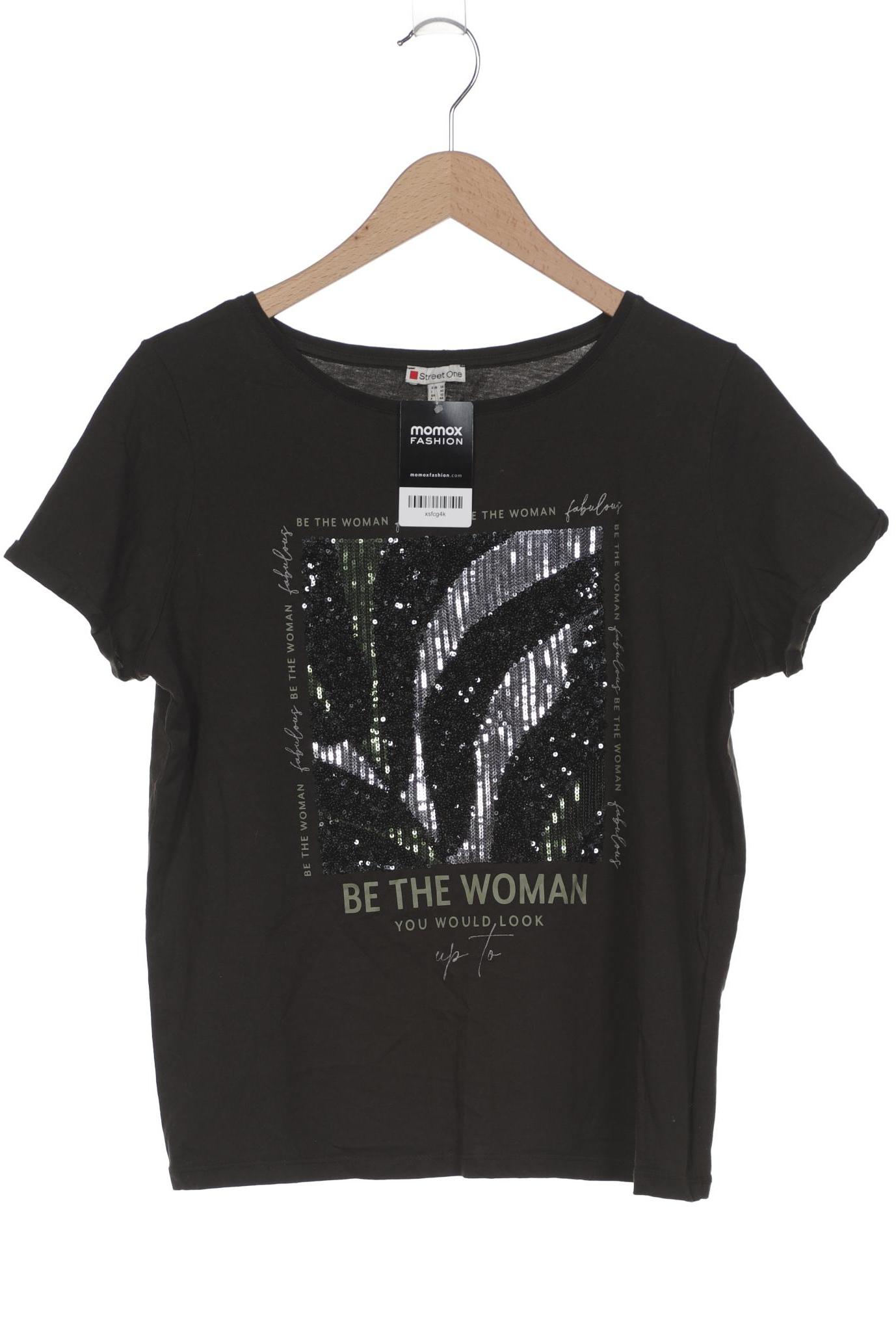

Street One Damen T-Shirt, grün, Gr. 38