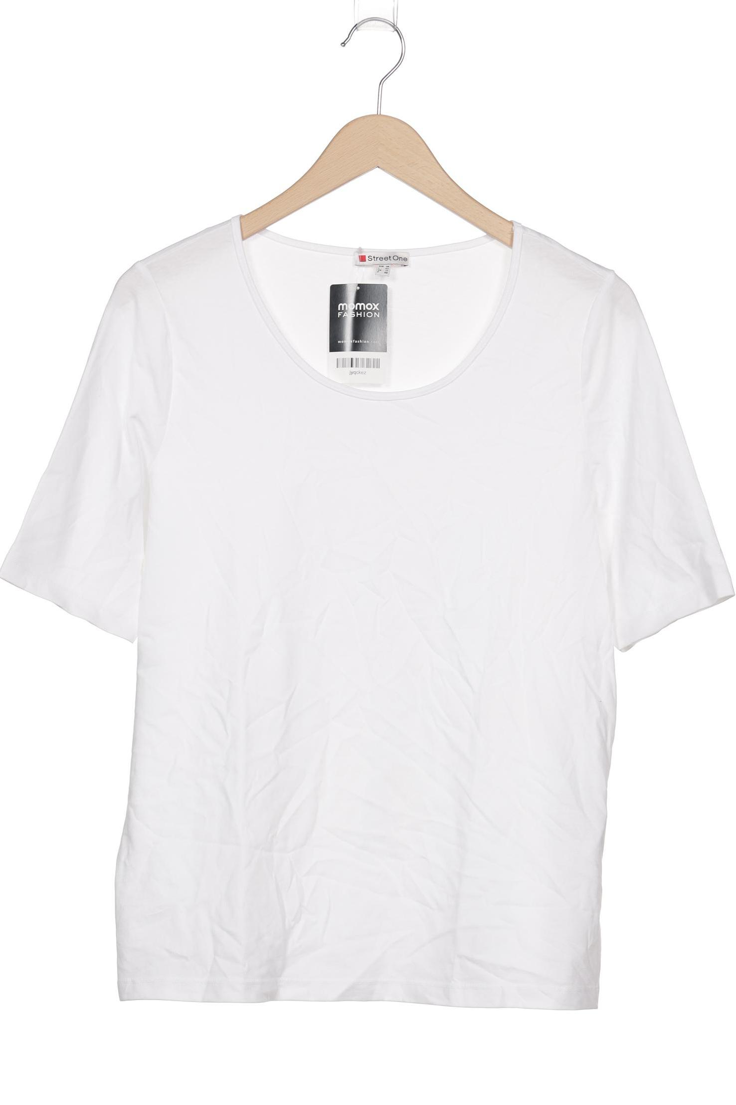 

Street One Damen T-Shirt, weiß, Gr. 38