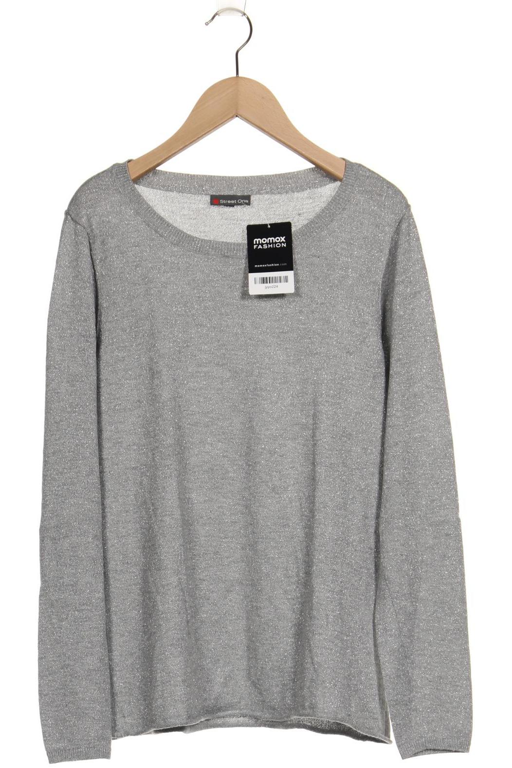 

Street One Damen Pullover, silber, Gr. 40