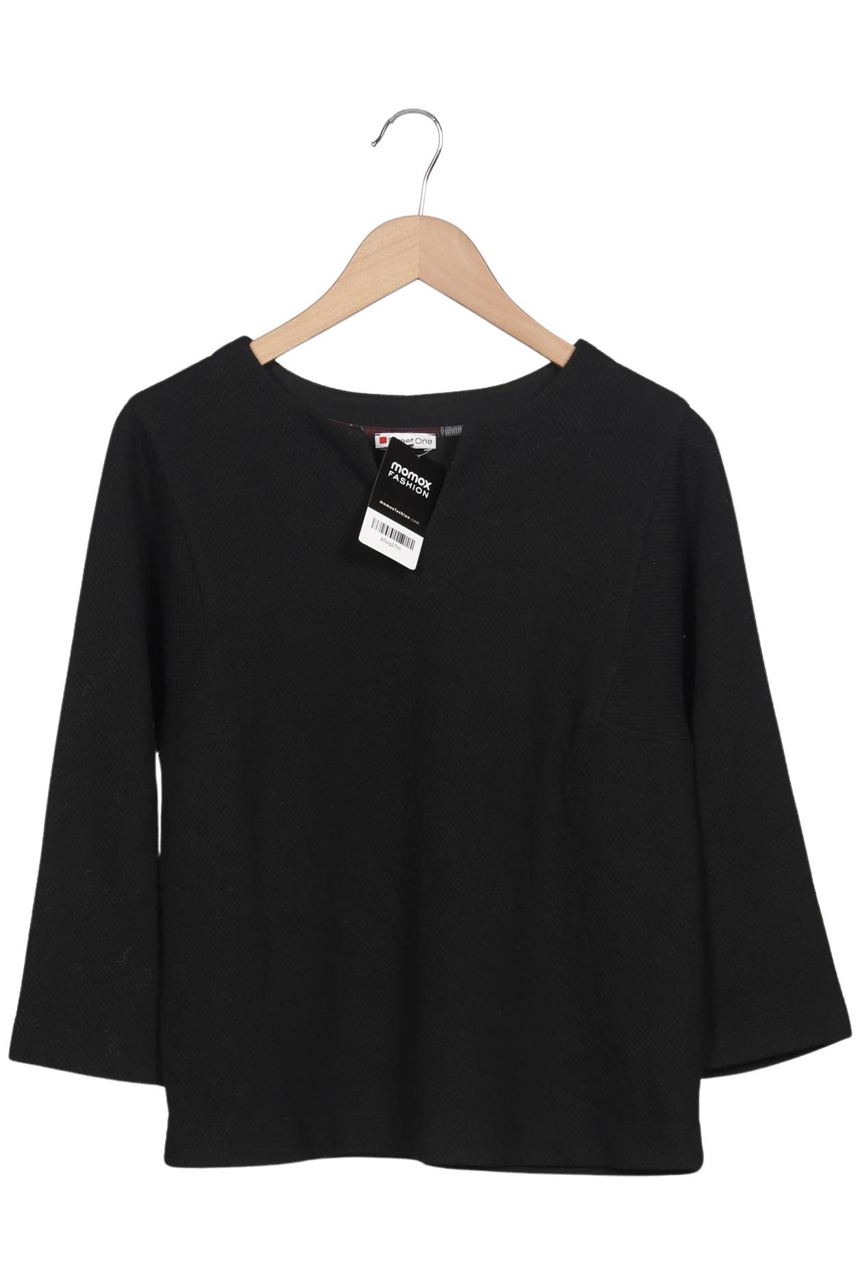 

Street One Damen Sweatshirt, schwarz, Gr. 38