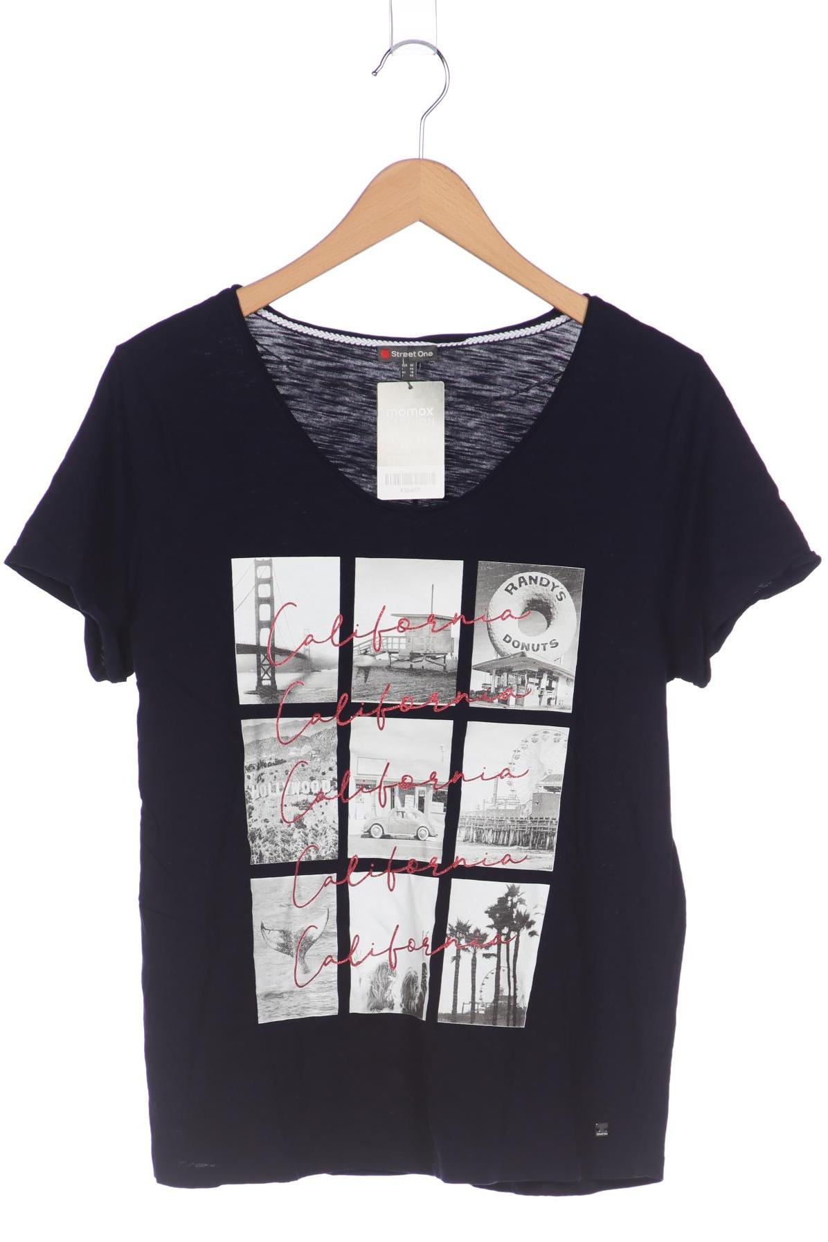 

Street One Damen T-Shirt, marineblau, Gr. 42